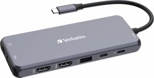Stacja/replikator Verbatim CMH-14 USB-C (32154) 1