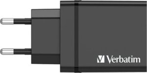 Ładowarka Verbatim Ładowarka sieciowa Verbatim 1xUSB-C PD 20W 1xUSB-A QC 3.0 2xUSB-A 10W UE czarna 6