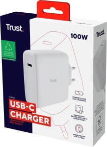 Ładowarka Trust Ładowarka MAXO USB-C 100W biała 7