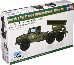 Hobby Boss Model plastikowy BM-21 GRAD Rocket Launcher 1/72 1