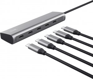 HUB USB Trust USB-C 5-portowy Halyx (25136) 3