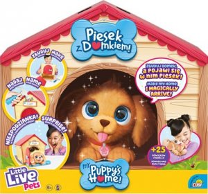 Cobi Maskotka interaktywna Little Live Pets Piesek z Domkiem 1