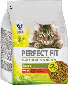 Perfect Fit PERFECT FIT Natural Vitality sucha karma dla kota wołowina i kurczak 2,4 kg 1
