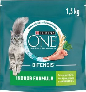 PURINA NESTLE PURINA One Bifensis Indoor Formula - sucha karma dla kota - 1,5 kg 1