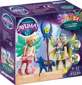 Figurka Playmobil Figurki Ayuma 71236 Crystal- i Moon Fairy z tajemniczymi zwierzętami 1