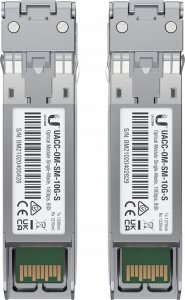 Moduł SFP Ubiquiti Ubiquiti SFP+ UACC-OM-SM-10G-S-2 Single-Mode Fiber LC-Simplex (2er-Pack) UF-SM-10G-S: SFP+, 10 Gbps 4