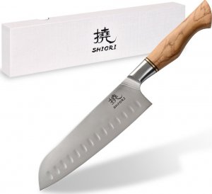 Shiori Shiori Shibuki Santoku - uniwersalny, wielozadaniowy nóż szefa kuchni ze stali sandvik 14C28N 1