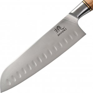 Shiori Shiori Shibuki Santoku - uniwersalny, wielozadaniowy nóż szefa kuchni ze stali sandvik 14C28N 3