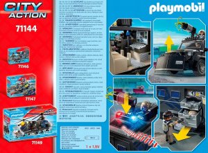 Playmobil - City Action Pojazd terenowy jednostki specjalnej (71144) 5