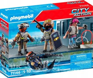 Playmobil Playmobil City Action Zestaw figurek jednostki specjalnej 71146 1