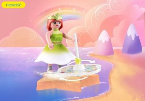 Playmobil Playmobil Princess Magic 71364 Niebiański tęczowy bączek z księżniczką 2