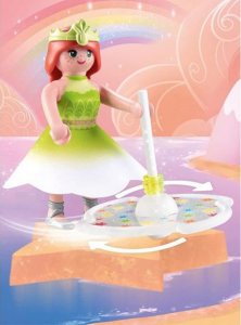 Playmobil Playmobil Princess Magic 71364 Niebiański tęczowy bączek z księżniczką 6