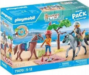 Playmobil Zestaw figurek Horses 71470 Wycieczka konna na plażę z Amelią i Benem 1