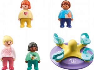 Playmobil Zestaw z figurkami 1.2.3 71324 Karuzela z cyferkami 1