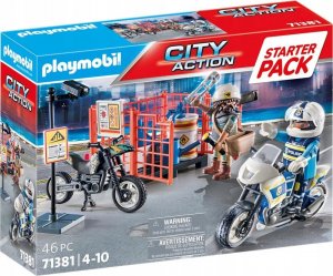 Playmobil Zestaw z figurkami City Action 71381 Starter Pack Policja 1