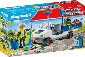 Playmobil Zestaw z figurkami City Action 71433 Sprzątanie miasta samochodem elektryczny 1