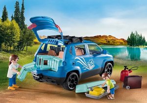 Playmobil Zestaw z figurkami Family Fun 71423 Samochód z przyczepą kempingową 4