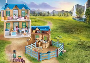 Playmobil Zestaw z figurkami Horses 71351 Ranczo Waterfall 6