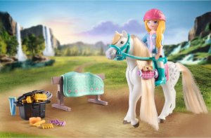Playmobil - Horses of Waterfall Isabella i klacz Lioness z myjnią dla koni 71354 3