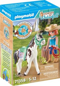 Playmobil Zestaw z figurkami Horses 71358 Ellie i Sawdust ćwiczące western riding 1