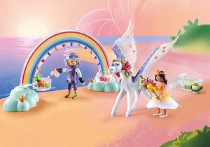 Playmobil Zestaw z figurkami Princess Magic 71361 Niebiański pegaz z tęczą 3
