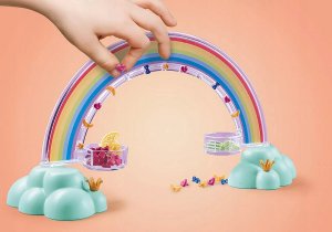 Playmobil Zestaw z figurkami Princess Magic 71361 Niebiański pegaz z tęczą 5