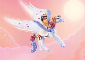 Playmobil Zestaw z figurkami Princess Magic 71361 Niebiański pegaz z tęczą 6