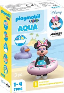 Playmobil Zestaw z figurką 1.2.3 Disney 71416 Myszka Minnie i wycieczka na plażę 1