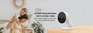 Kamera IP Foscam Kamera IP FOSCAM C5M 5 MPIX 3K USB-C BIAŁA 2