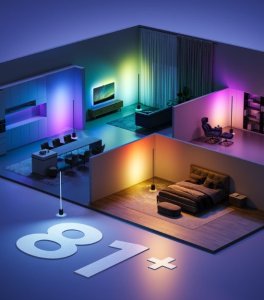 Govee Lyra Smart RGBICWW LED lampa z głośnikiem 3