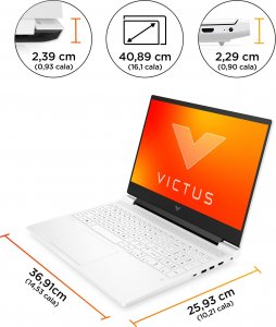 Laptop HP Victus 16 Ryzen 5 7640HS / 16 GB / 512 GB / RTX 4050 / 144Hz / Windows 11 Home (9R857EA) 20
