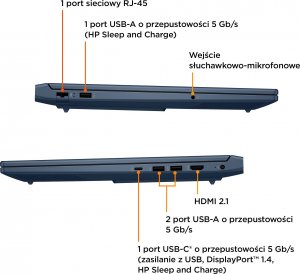 Laptop HP Victus 16 Ryzen 5 7640HS / 16 GB / 512 GB / RTX 4050 / 144Hz / Windows 11 Home (9R857EA) 6