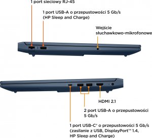 Laptop HP Victus 16 - Ryzen 7 7840HS | 16,1"-QHD-240Hz | 16GB | 1TB | no Os | RTX4060 | Szary 13