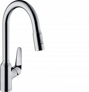 Bateria umywalkowa Hansgrohe Faucet with pull-out hose Hansgrohe 71800000 1