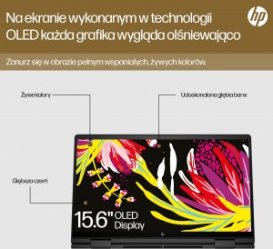 Laptop HP HP ENVY x360 15-fh0006nw Ryzen 5 7530U 15.6"FHD Touch IPS 250nits 16GB LPDDR4 SSD512 Radeon Integrated Graphics No ODD Win11 2Y Nightfall Black 27