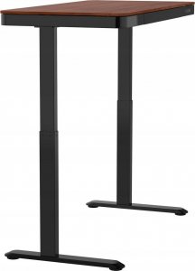 Biurko Tuckano Biurko TUCKANO z regulacją wysokości ET119W-C czarny/orzech 4