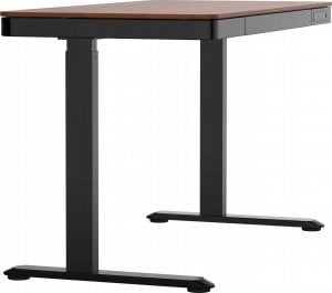Biurko Tuckano Biurko TUCKANO z regulacją wysokości ET119W-C czarny/orzech 9
