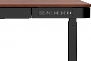 Biurko Tuckano Biurko TUCKANO z regulacją wysokości ET119W-C czarny/orzech 10