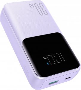 Powerbank Joyroom Joyroom mini JR-PBC07 20000mAh 30W z kablami USB-C i Lightning fioletowy 2