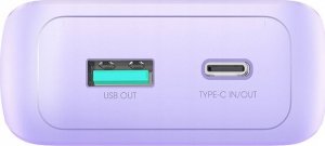 Powerbank Joyroom Joyroom mini JR-PBC07 20000mAh 30W z kablami USB-C i Lightning fioletowy 6