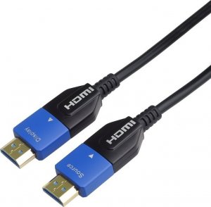 Kabel PremiumCord PREMIUMCORD Ultra High Speed HDMI 2.1 optický kabel 8K@60Hz 4K@120Hz 10m zlacený 1