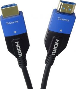Kabel PremiumCord Ultra High Speed HDMI 2.1 kabel optyczny 8K@60Hz 4K@120Hz 7m złocony 2