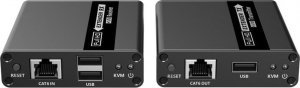 Kabel PremiumCord PremiumCord HDMI KVM extender FULL HD 1080p na 70m s přenosem USB 1