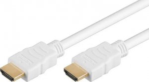 Kabel PremiumCord PremiumCord HDMI High Speed + Ethernet kabel,bílý, zlacené konektory, 10m 2