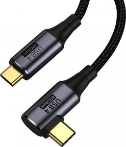 Kabel USB PremiumCord USB-C - USB-C 1.2 m Czarny (ku4cu12) 1