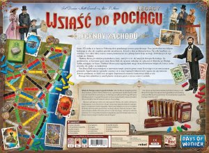 Rebel Gra planszowa Wsiąść do Pociągu: Legacy - Legendy Zachodu 7