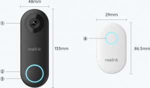 Reolink Wideo Dzwonek D340P 8