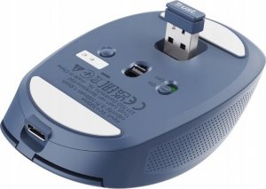 Mysz Trust Bezprzewodowa mysz OZAA Compact Niebieska 2
