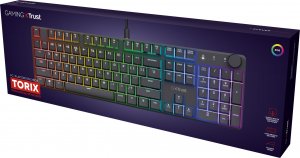 Klawiatura Trust TRUST klávesnice GXT 866 TORIX Herní Klávesnice, USB, USB-C, EN 11