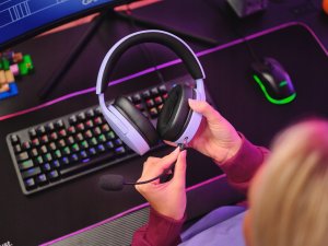 Słuchawki Trust GXT 489 Fayzo Fioletowe (25301) 4